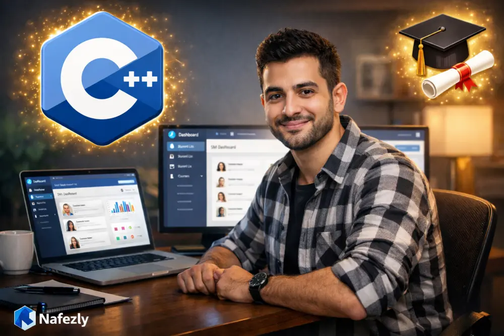 دورة تدريبية مكثفة: تعلم أساسيات البرمجة بلغة C++ وبناء المنطق البرمجي في شهر