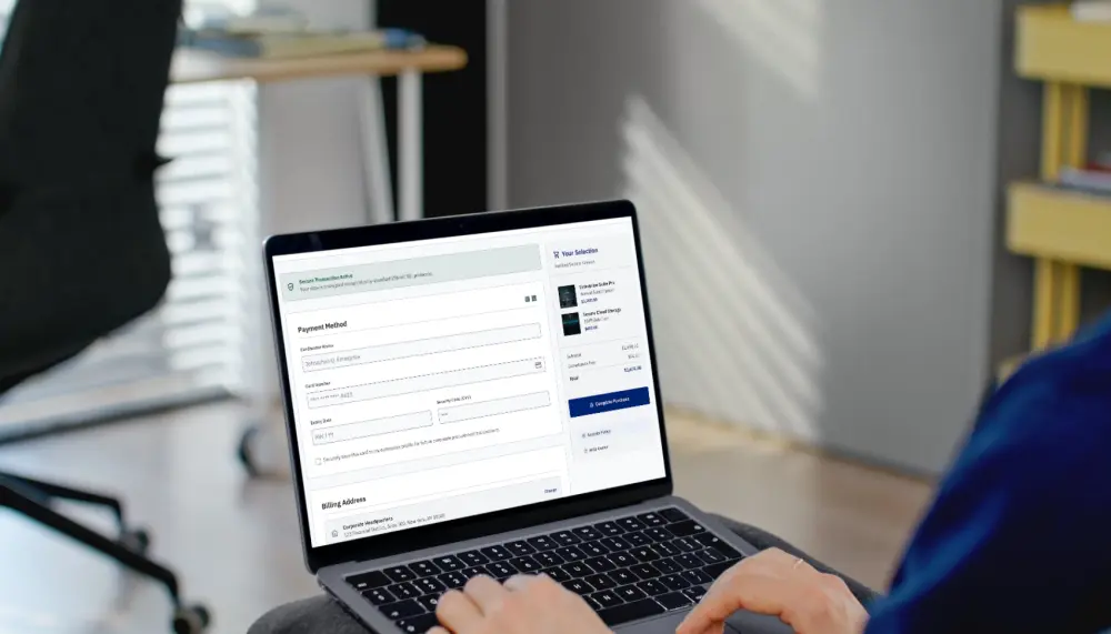 تصميم صفحة Checkout احترافية