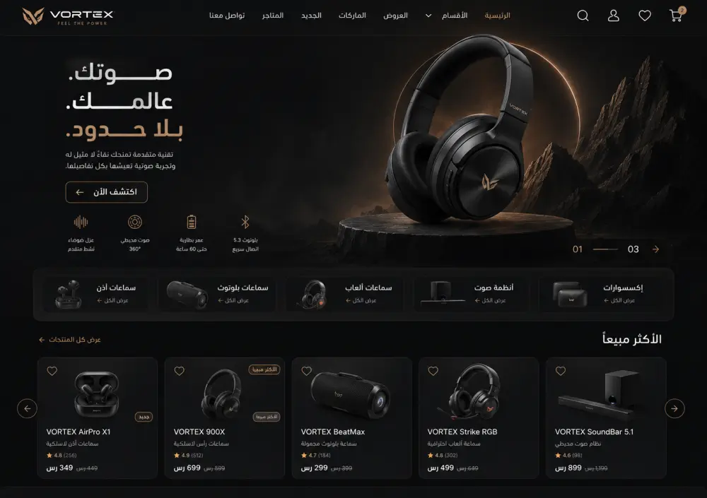 تصميم 1 واجهة مستخدم (صفحة ويب رئيسية أو شاشة تطبيق جوال واحدة) بتجربة مستخدم (UI/UX) سيكولوجية ترفع مبيعات متجرك، مقابل 5 دولار فقط لفترة محدودة.