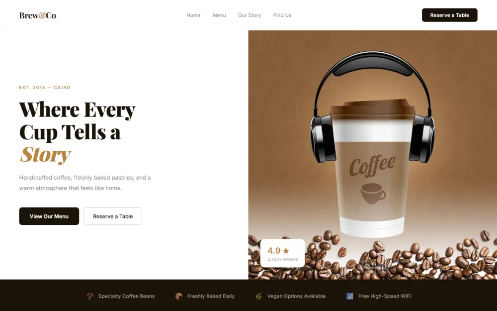 بناء Landing Page مميزة بتصميم جذاب وتجربة مستخدم مميزة