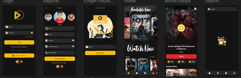 تطوير تطبيق أفلام (Movies App) احترافي باستخدام Flutter وربطه بالـ APIs
