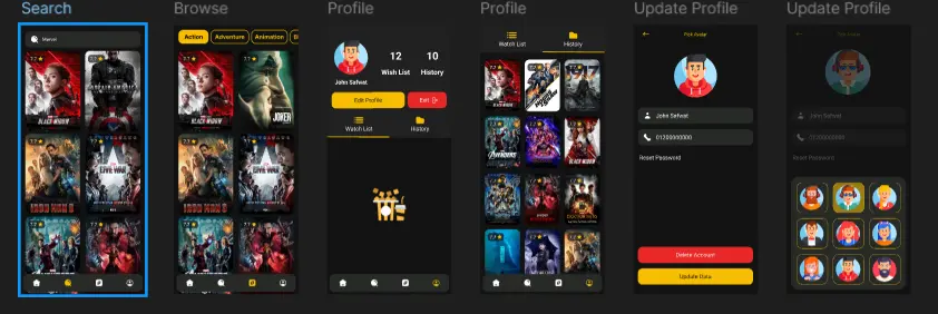تطوير تطبيق أفلام (Movies App) احترافي باستخدام Flutter وربطه بالـ APIs