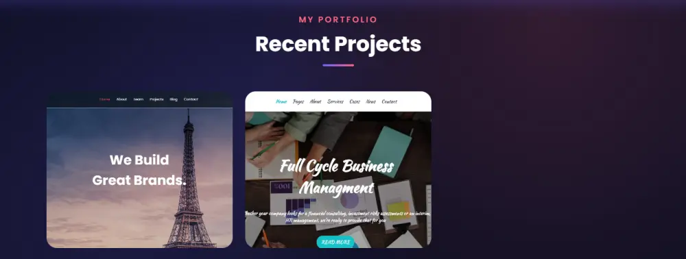 معرض اعمال - portfolio