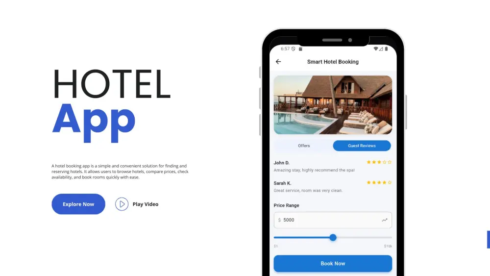 إنشاء واجهة UI لتطبيق Flutter