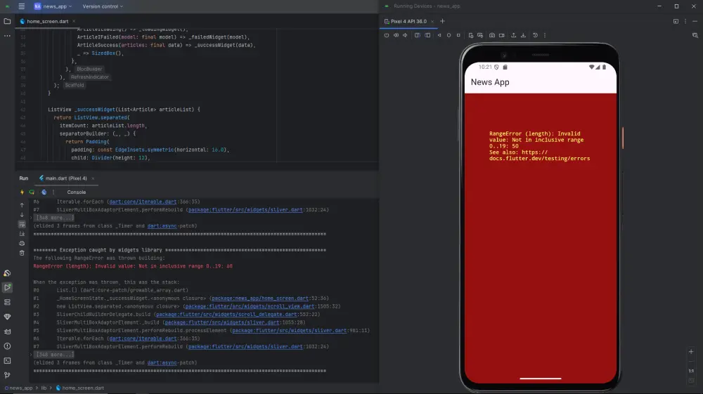 إصلاح الأخطاء البرمجية في تطبيقات Flutter بسرعة ودقة