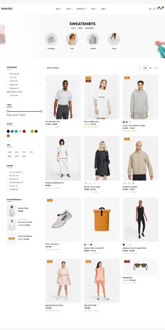 سأصمم وأطور لك E - Commerce احترافي ومتجاوب باستخدام HTML CSS JavaScript React