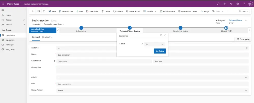 سأخصص Dynamics 365 CRM حسب احتياجك