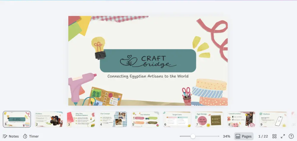 سأقوم بتصميم عرض تقديمي احترافي PowerPoint أو Canva