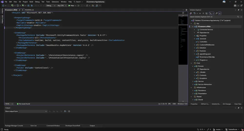 تطوير Backend و Web API احترافي باستخدام ASP.NET Core