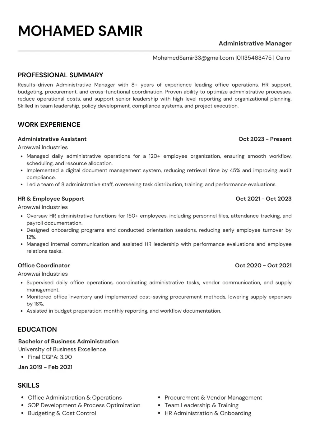 كتابه cv محترف بنظام ATS