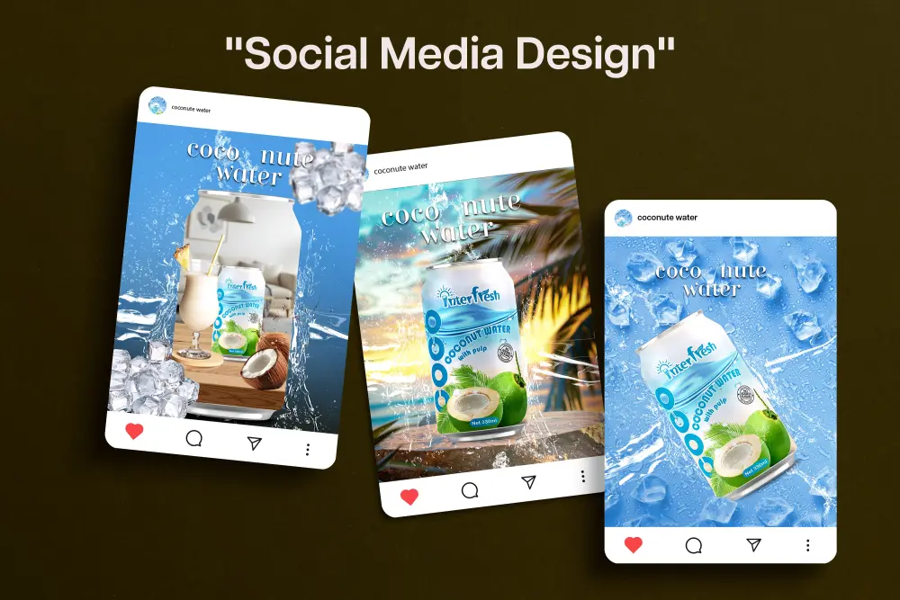 تصميم بوسترات سوشيال ميديا احترافية لمنتجاتك بجودة عالية