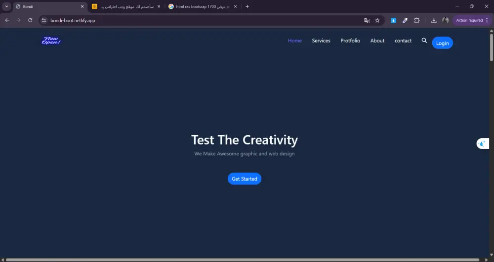 Professional Landing Page