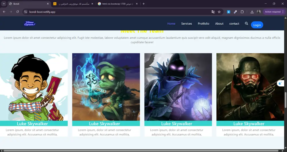 Professional Landing Page