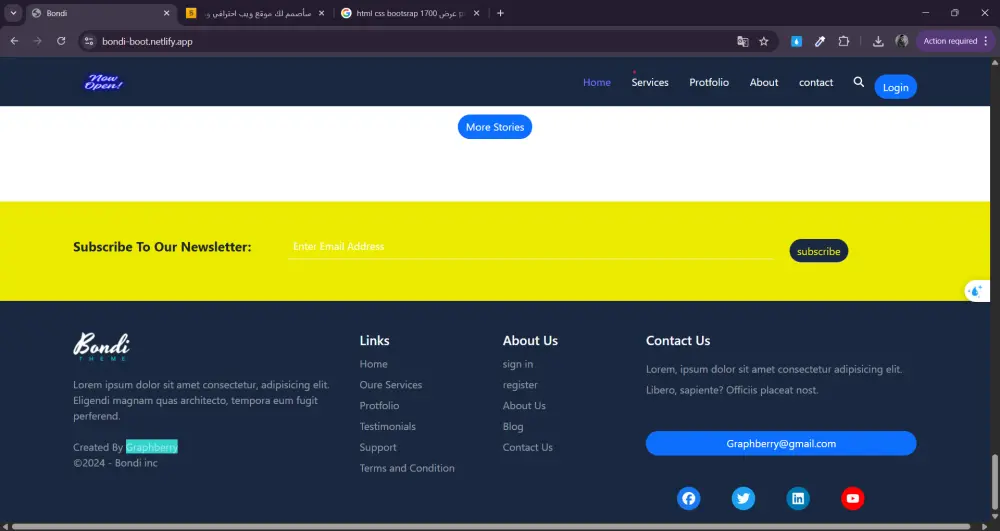 Professional Landing Page