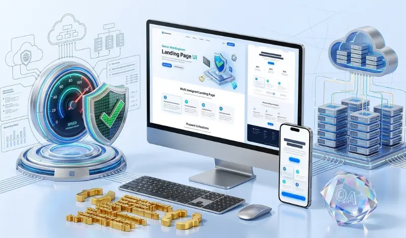 سأبني لك Landing Page احترافية تجذب العملاء وتزيد مبيعاتك