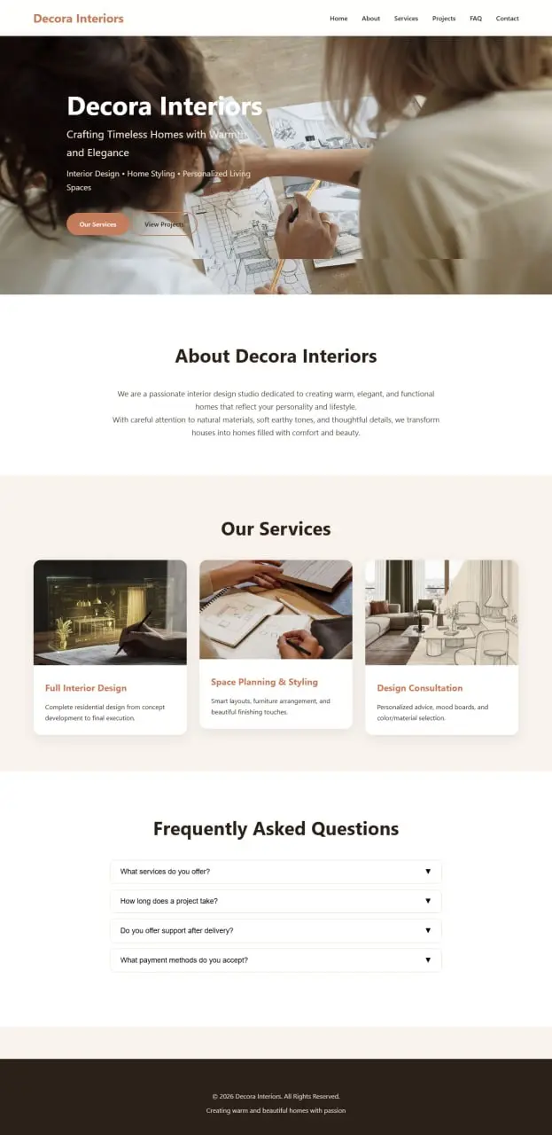 إنشاء وبرمجة صفحات هبوط (Landing Pages) تفاعلية ومتجاوبة.
