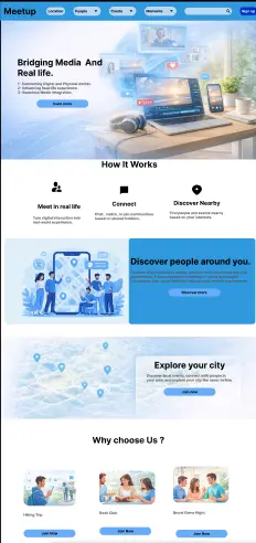 تصميم صفحة هبوط landing page مستخدم احترافية