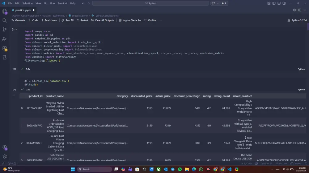 تنظيف البيانات ومعالجتها باستخدام Python