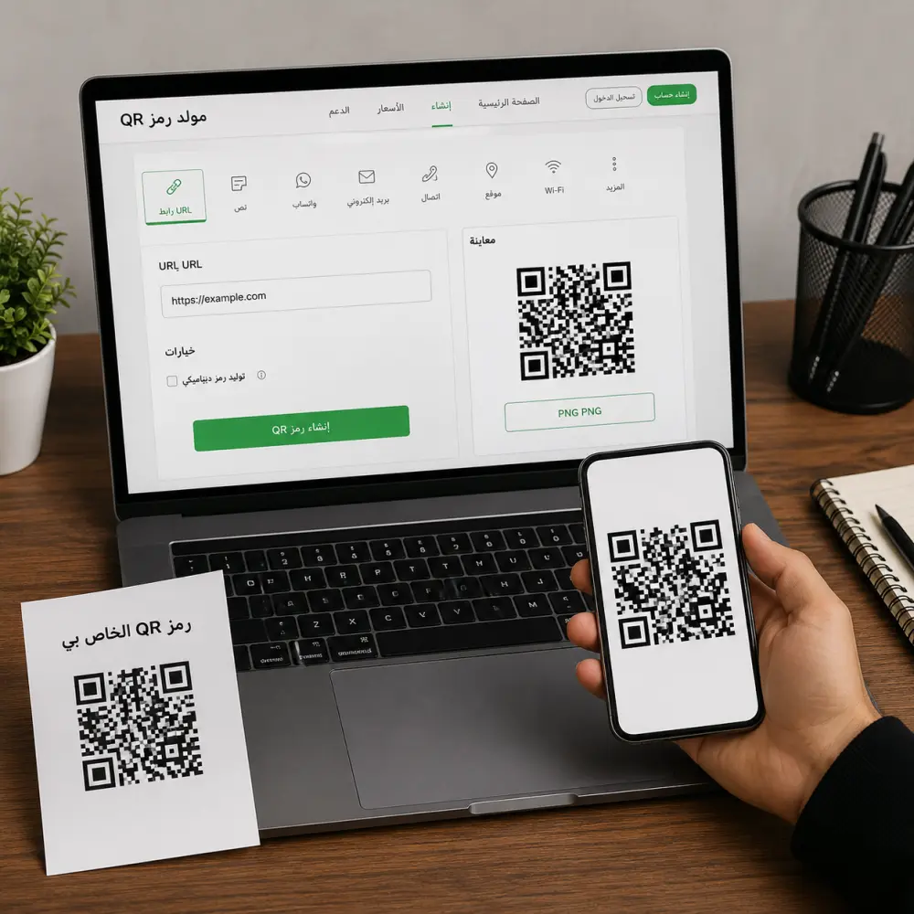 تصميم باركود وQR Code احترافي جاهز للطباعة