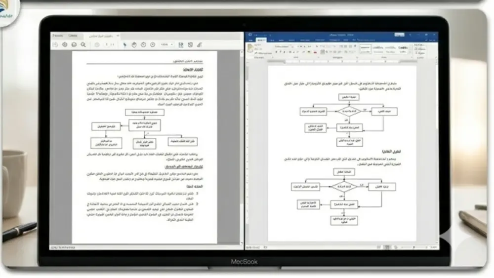 تحويل وتفريغ الصور وملفات PDF إلى ملف Word منسق واحترافي