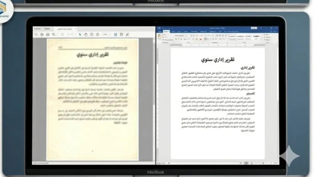 تحويل وتفريغ الصور وملفات PDF إلى ملف Word منسق واحترافي