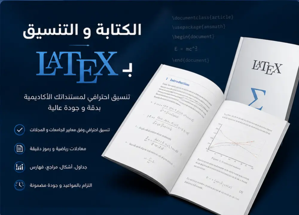 كتابة وتنسيق ملفاتك باستخدام LaTeX بشكل احترافي