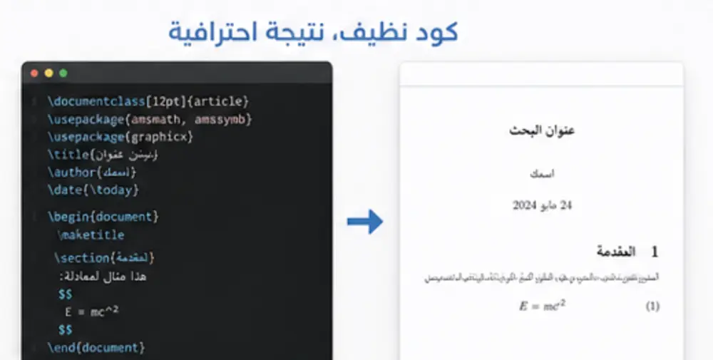 كتابة وتنسيق ملفاتك باستخدام LaTeX بشكل احترافي