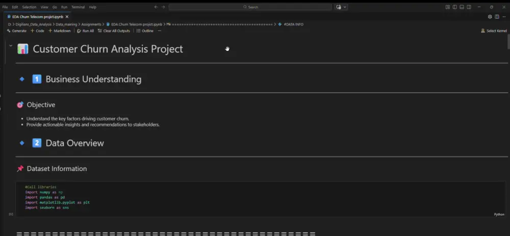 تحليل واستكشاف البيانات احترافياً باستخدام لغة بايثون Python EDA