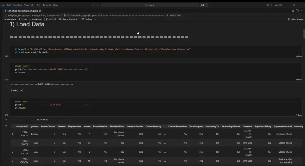 تحليل واستكشاف البيانات احترافياً باستخدام لغة بايثون Python EDA