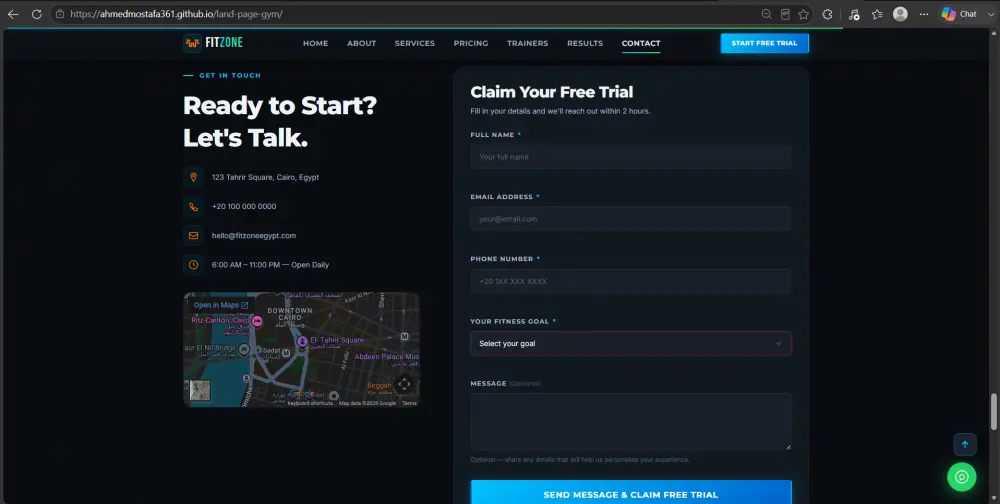 تصميم وتطوير Landing Page احترافية متجاوبة وسريعة