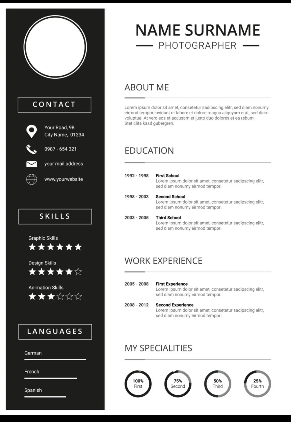 تصميم CV احترافي يزيد فرص قبولك في الوظائف