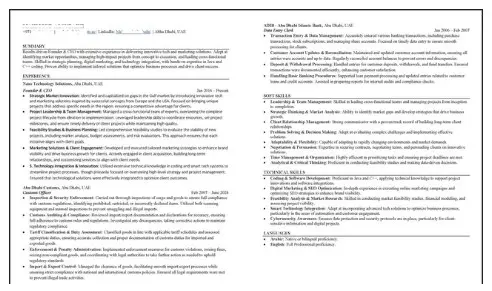 كتابة سيرة ذاتية ( CV ) متوافقة مع ATS