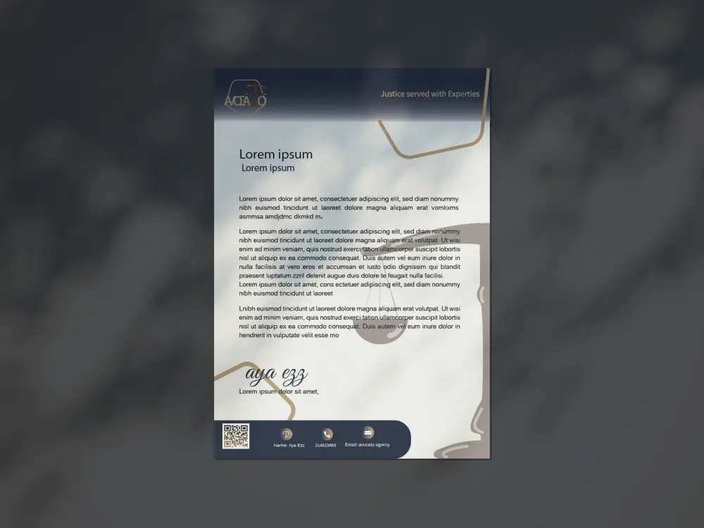 تصميم الهوية البصرية المتكاملة والمطبوعات الورقية (Stationery & Marketing Materials)