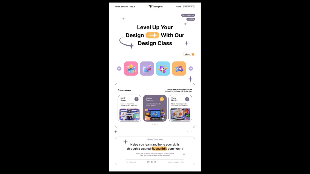 تصميم صفحة هبوط landing page احترافيه وجذابة