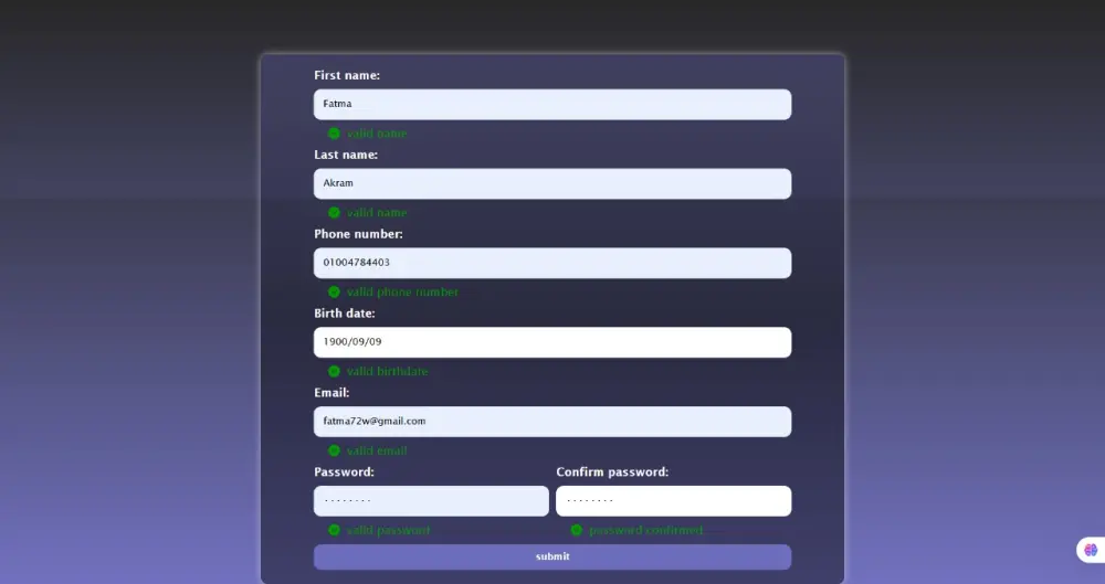 تصميم وبرمجة صفحة دخول وتسجيل (Login & Sign Up) متجاوبة لموقعك.