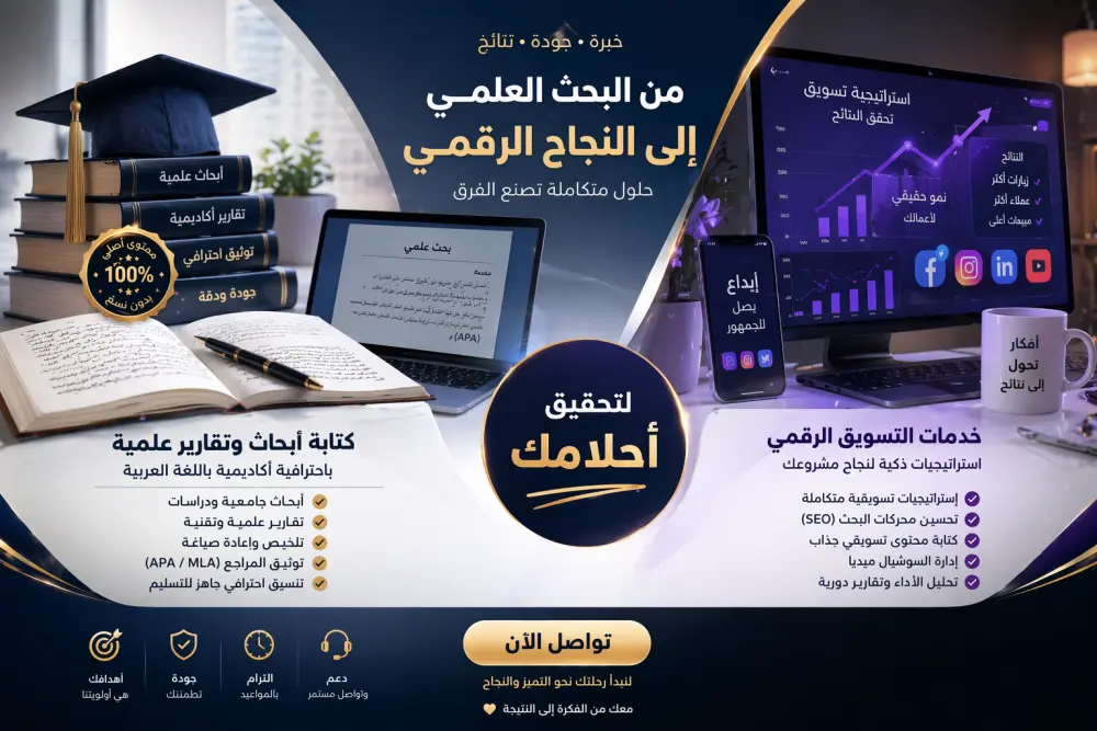 اعداد استراتيجية تسويق رقمي مخصصة لمشروعك