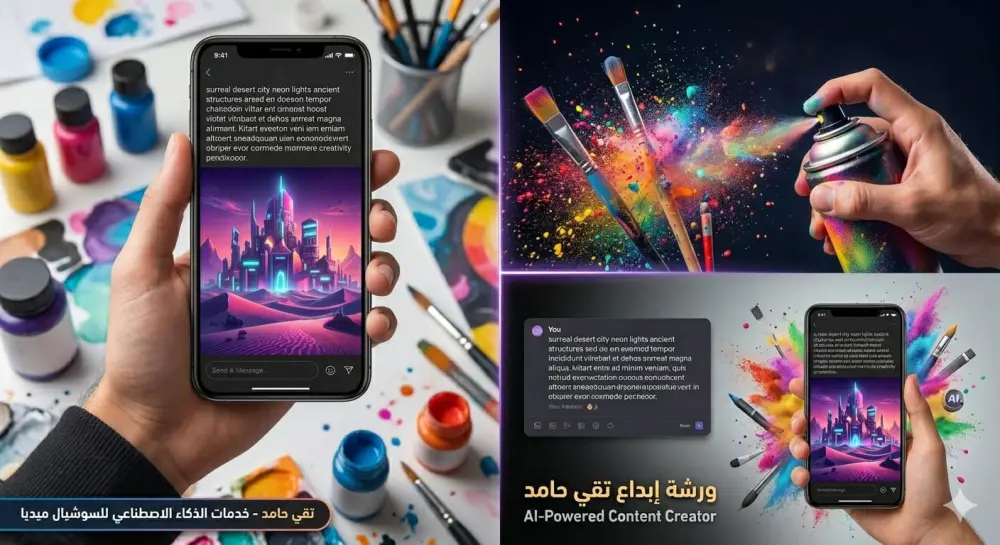 تصميم صور بالذكاء الاصطناعي جاهزة للاستخدام التجاري باحتراف