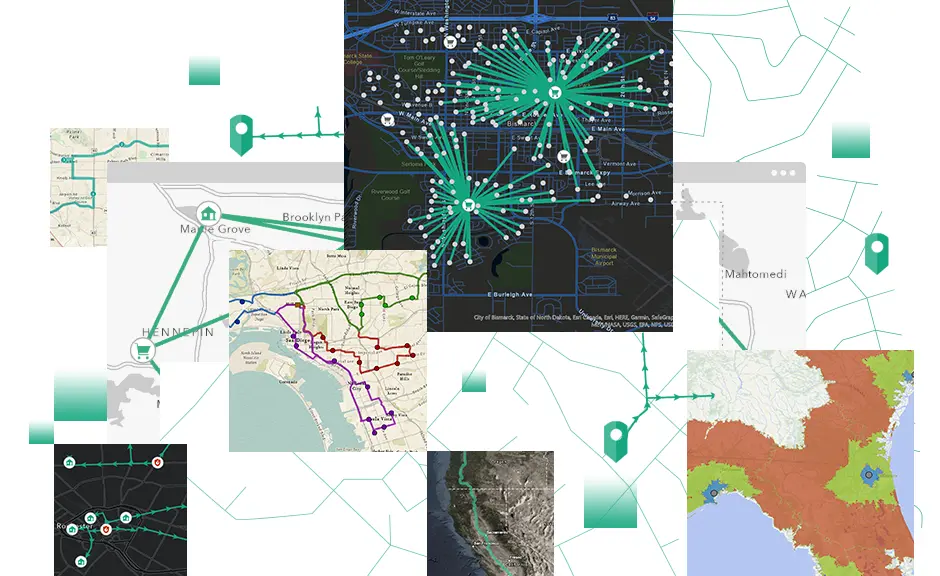 خدمة تحليل شبكة الطرق (Road Network Analysis) باستخدام GIS