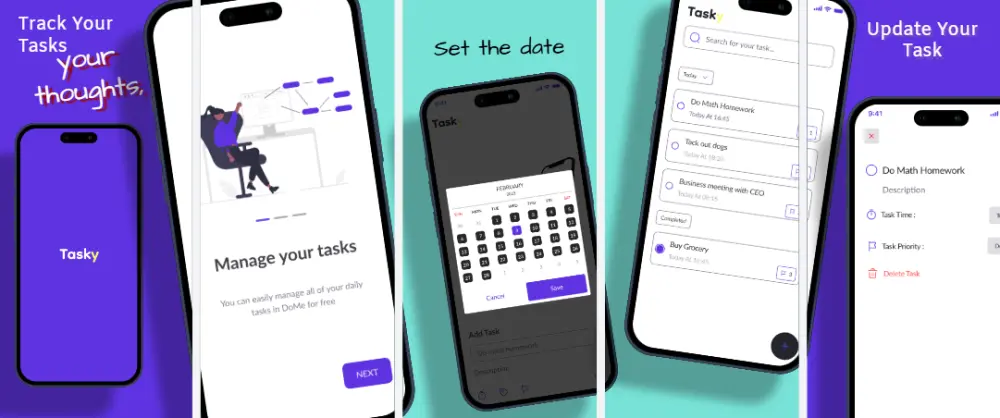 برمجة وتطوير تطبيق موبايل احترافي لنظامي Android و iOS باستخدام Flutter.