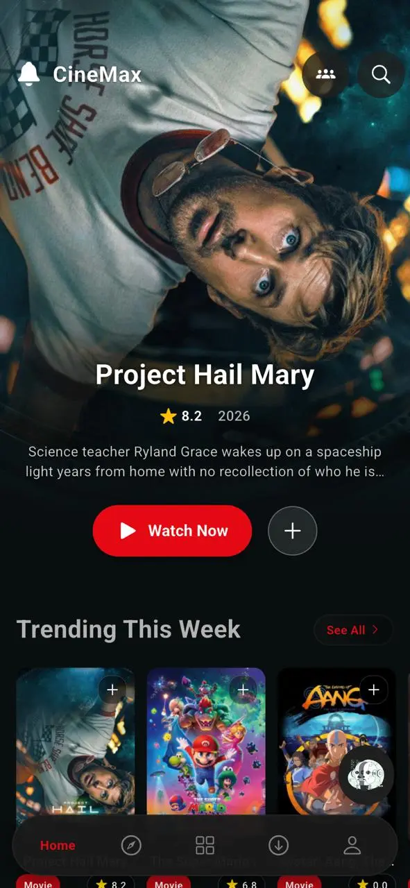 بناء تطبيق Movies & Anime Tracker احترافي (30+ صفحة) بنظام المزامنة والـ Streaming