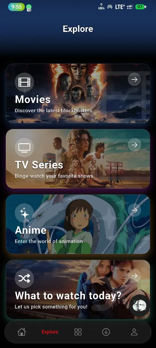 بناء تطبيق Movies & Anime Tracker احترافي (30+ صفحة) بنظام المزامنة والـ Streaming