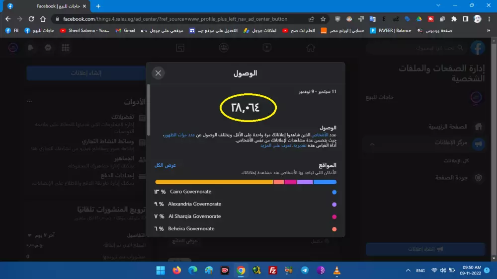 ترويج باعلان ممول على منصات التواصل الاجتماعي ومحركات البحث