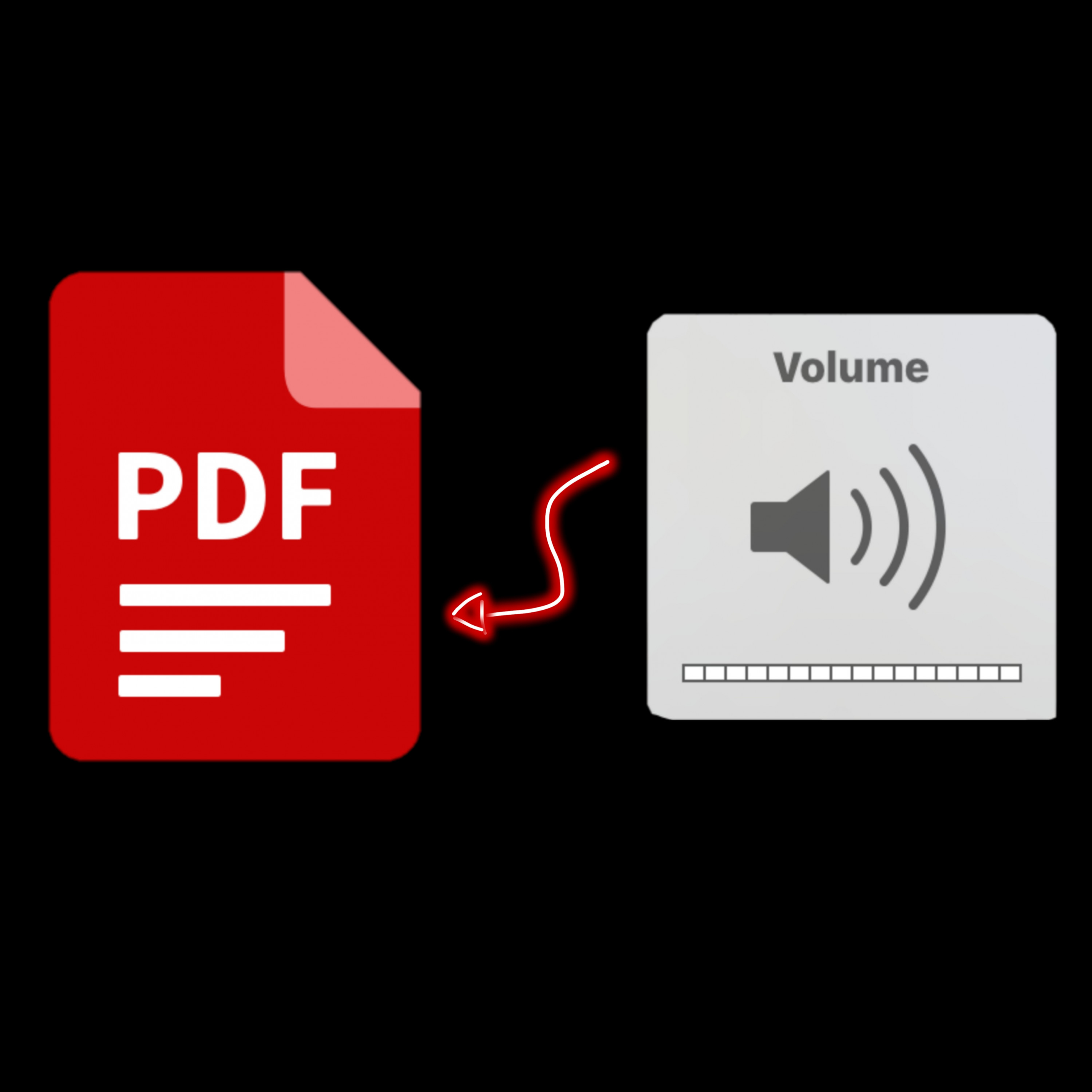 تفريغ مقاطع صوتيه وتحويلها إلى ملف PDF