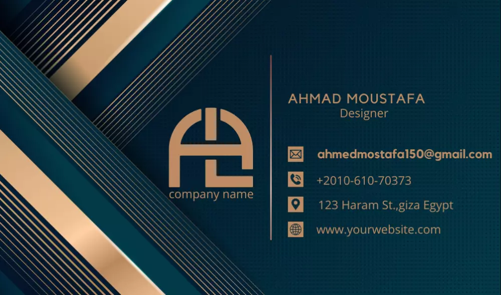 تصميم توقيع ايميل للشركات والمواقع والافراد + Business card