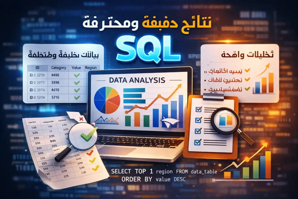 لبيانات بدون تحليل مجرد أرقام… دعني أحولها لك إلى معلومات مفيدة تساعدك تفهمها بسهولة وتتخذ قرارات أفضل.