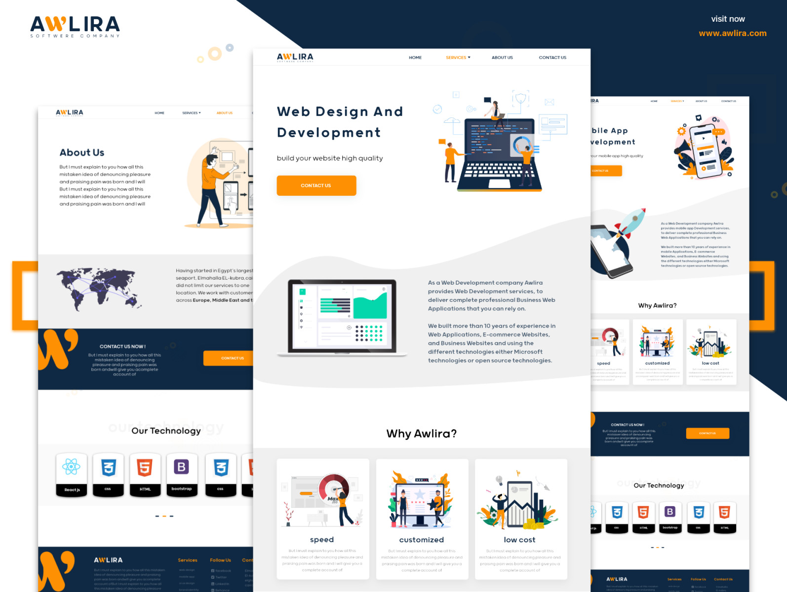 تصميم  UI UX تطبيق جوال و مواقع تصميم 5 صفحات موبايل او صفحه موقع كامل مقابل 10$  فقط