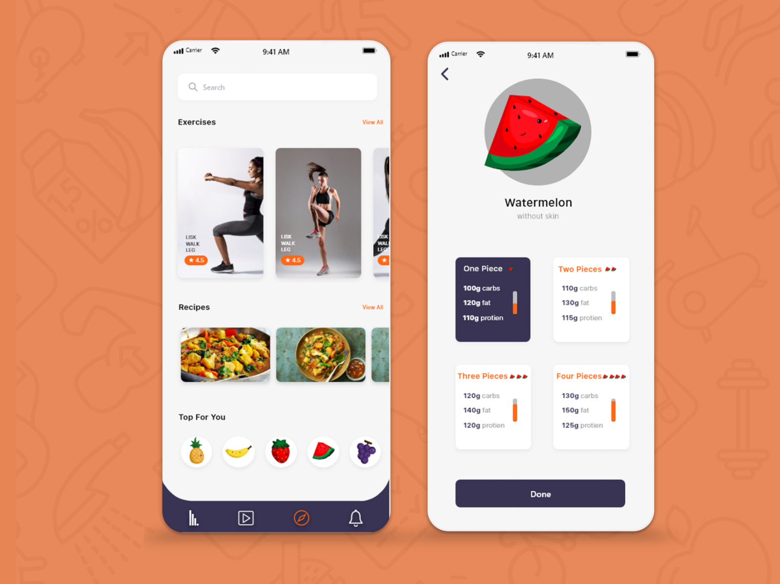 تصميم  UI UX تطبيق جوال و مواقع تصميم 5 صفحات موبايل او صفحه موقع كامل مقابل 10$  فقط
