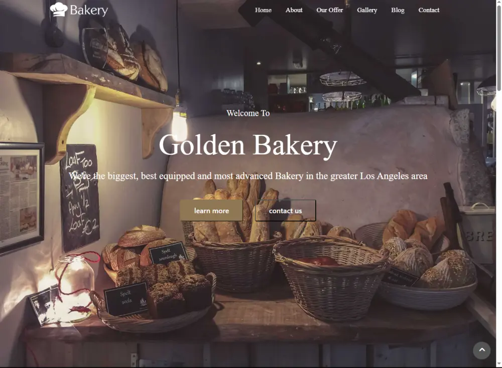 برمجة وتصميم صفحة هبوط (Landing Page) احترافية لمطعم أو حلوانى