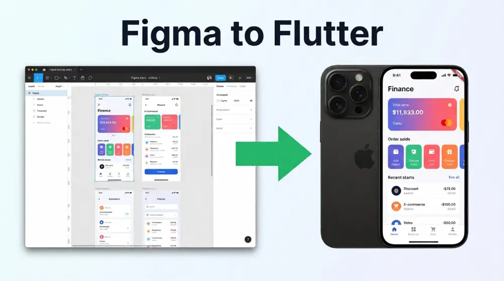تحويل تصميم Figma إلى Flutter احترافي ومتجاوب مع جميع الشاشات