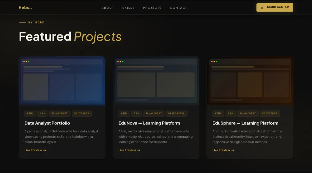 هل تحتاج إلى موقع Portfolio احترافي يعرض أعمالك ومهارتك